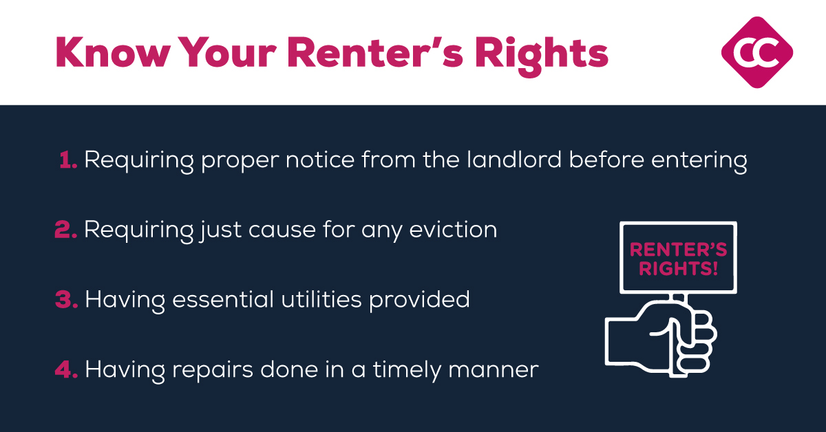 Know Your Renter's Rights Infographic