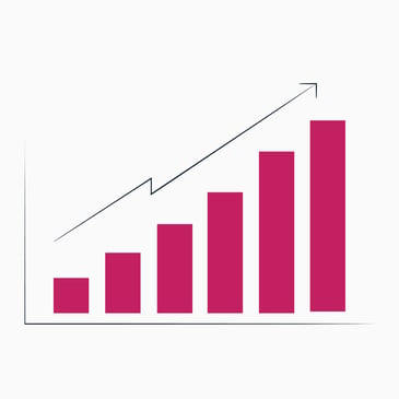 Chart showing interest rising and savings