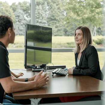 CCCU agent with client 
