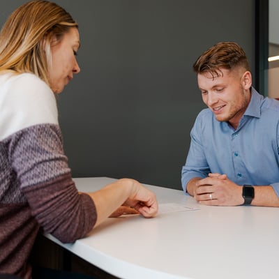 CCCU consultation at a desk