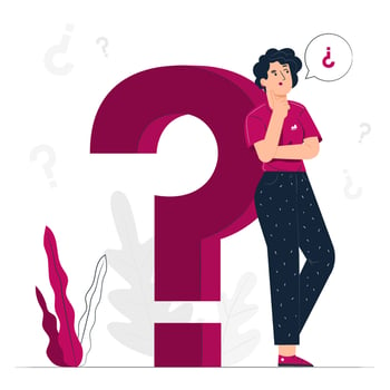 Question mark illustration