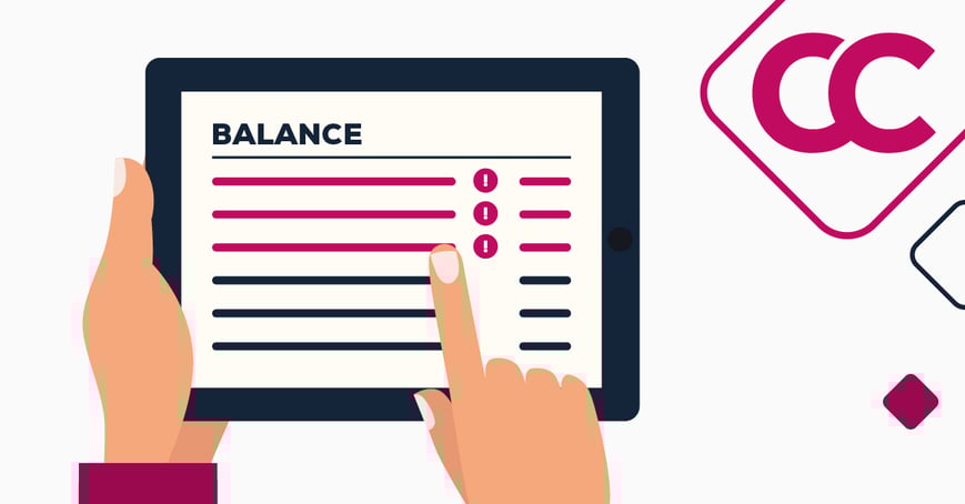Overdraft fee graphic element 