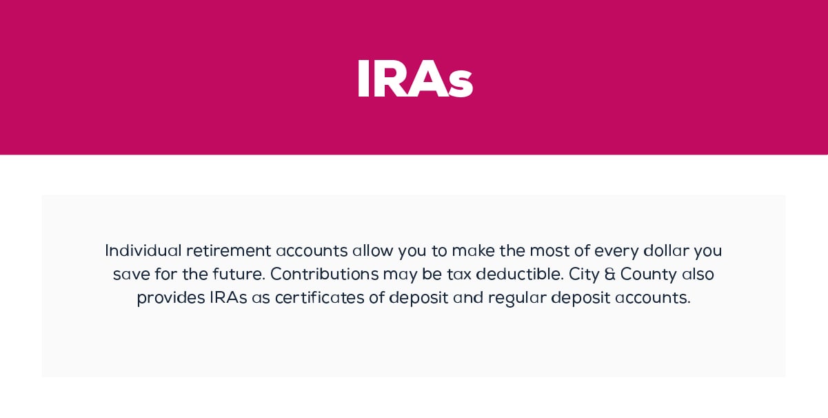 IRA definition with City & County Credit union