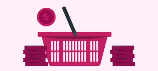 Shopping basket graphic